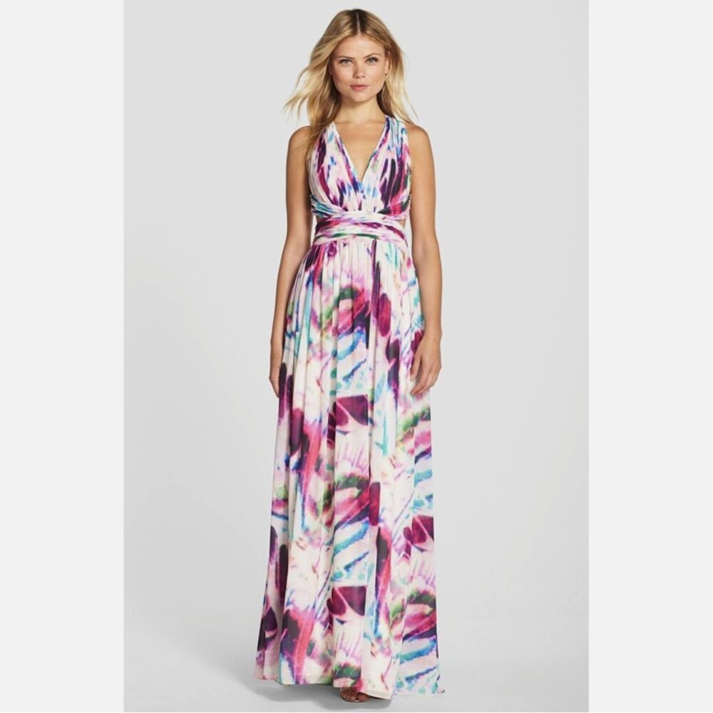 Aidan Mattox Halter Gown
